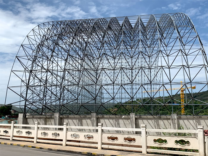 叶城山寨矿储煤棚网架