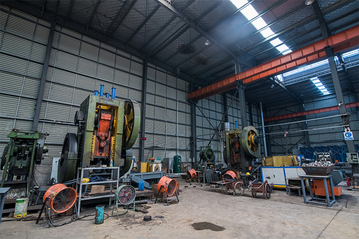 叶城网架配件-锥头加工车间